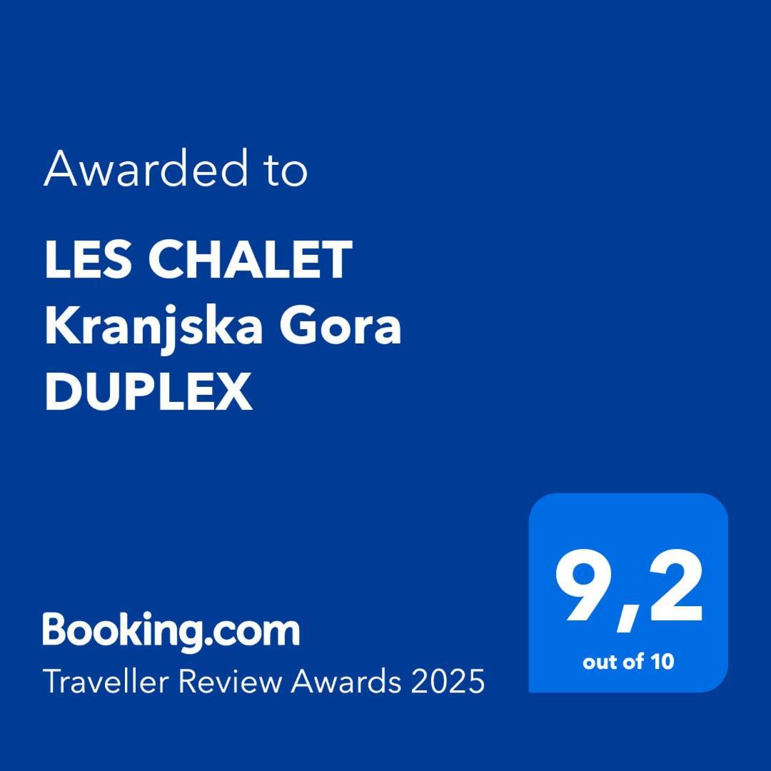 Les Chalet Kranjska Gora Duplex Eksteriør billede
